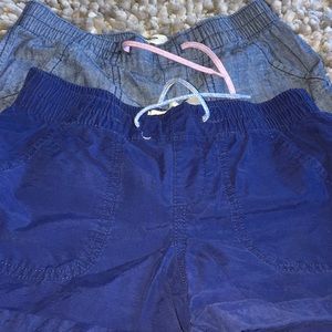 Two pairs of girls shorts
